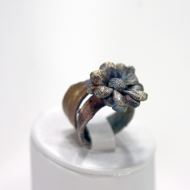 Кольцо в серебре Fleur de Magique, Хризантема, фото 2