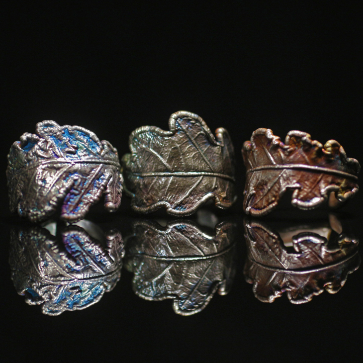 Кольцо в серебре Love Alchemy, Дуб, фото 6