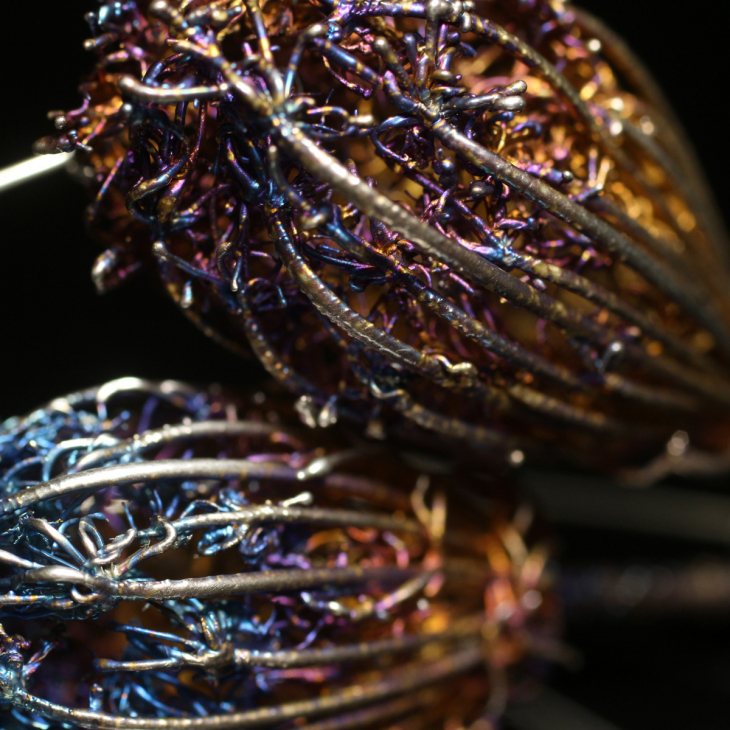 Серьги в серебре Fleur de Magique, Тмин, фото 4