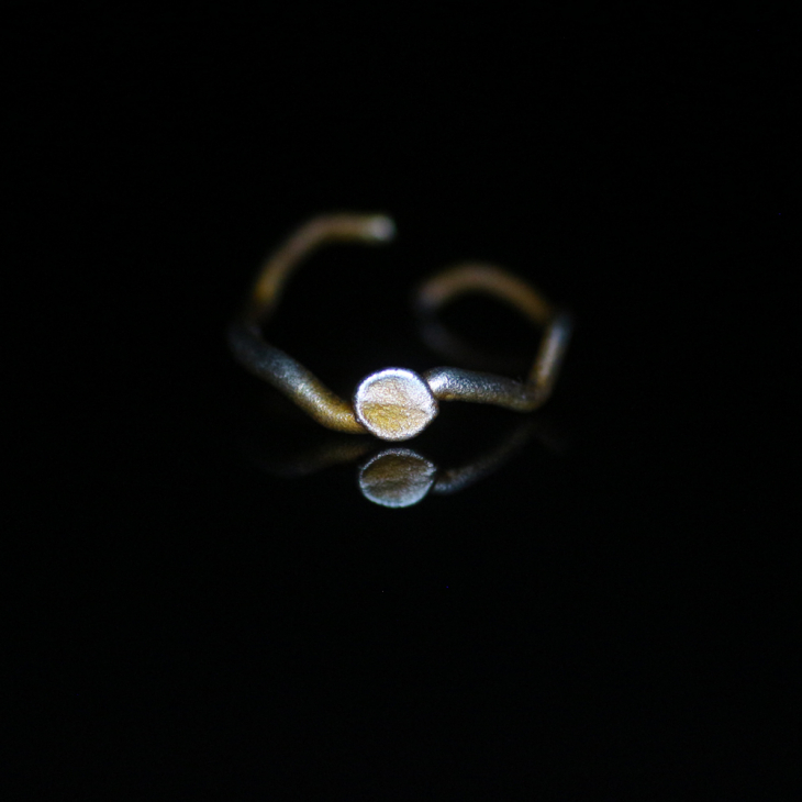 Ring in silver, Hydrangea , фото 4