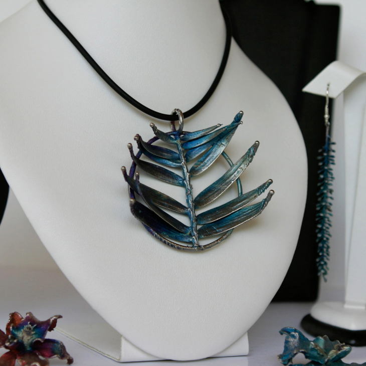 Кулон в серебре Before Time, Араукария, фото 2