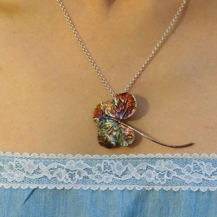Pendant in silver, Clover, фото 5