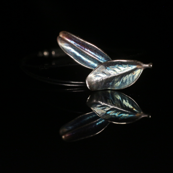 Boxwood pendant in silver, фото 4