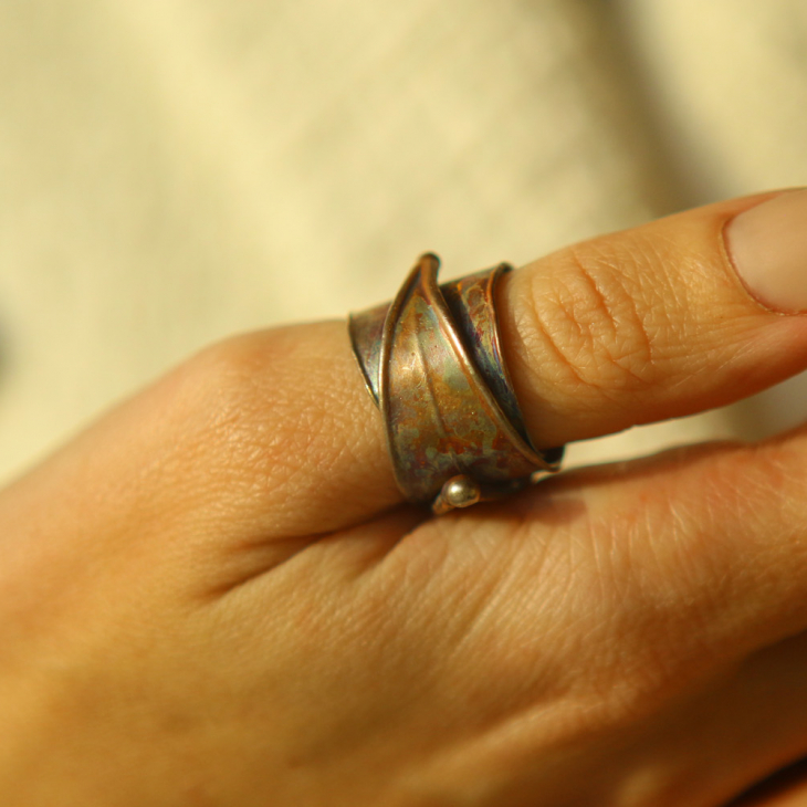 Ring in silver,Oleander, фото 2