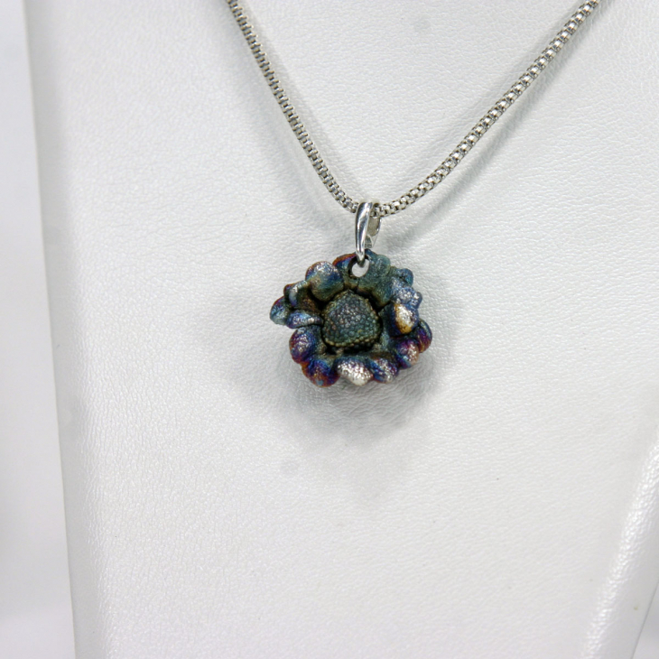 Кулон в серебре Fleur de Magique, Хризантема, фото 2