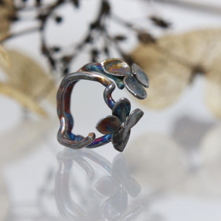 Fleur de Magique Silver Ring, Hydrangea, фото 3