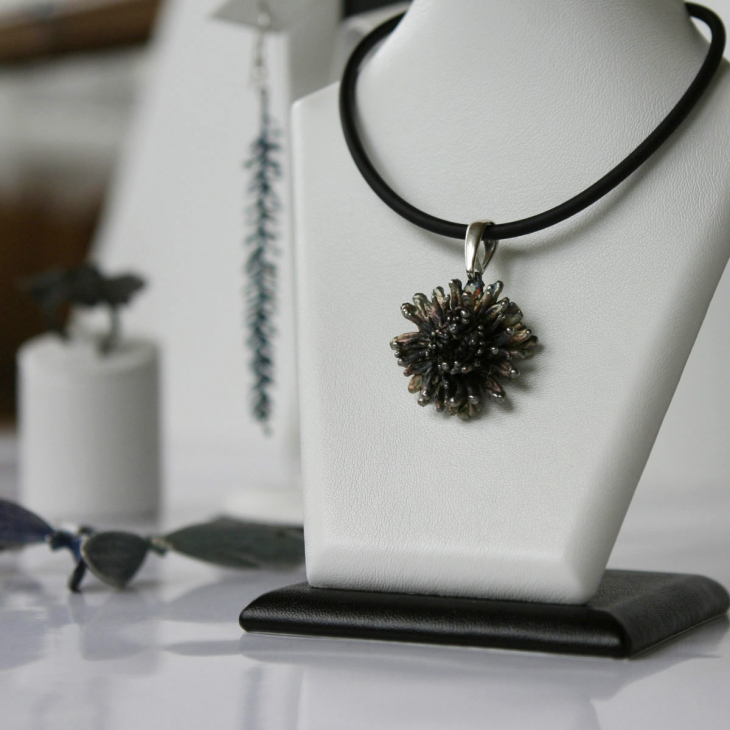 Кулон в серебре Fleur de Magique, Хризантема, фото 2