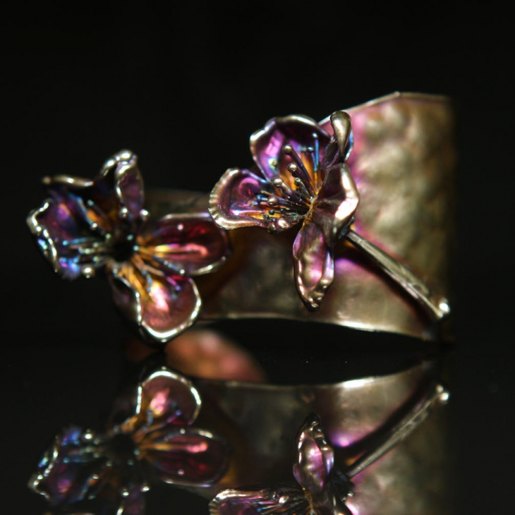 Браслет в серебре Fleur de Magique, Вишня , фото 2