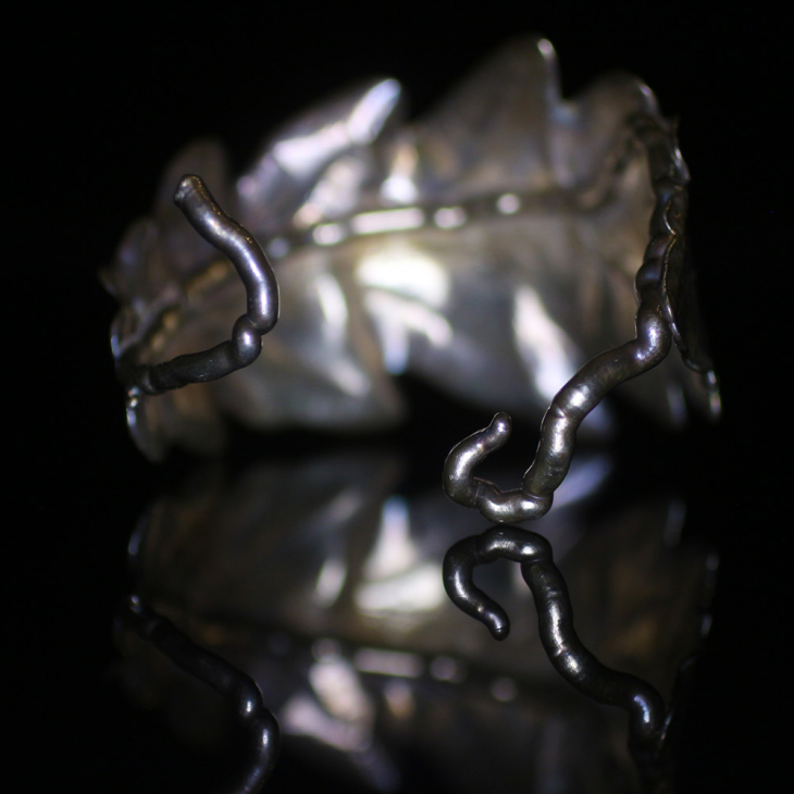 Bracelet in silver ,Oak, фото 15