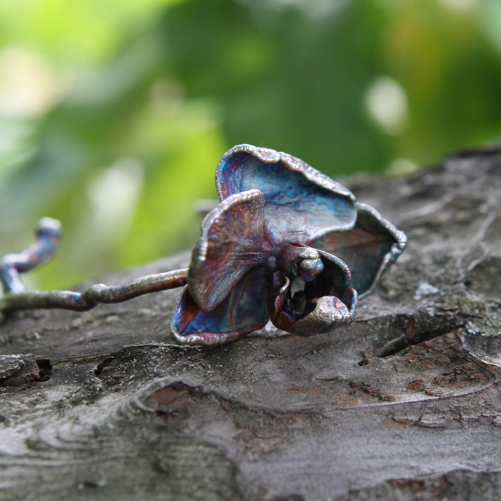 Браслет в серебре Fleur de Magique, Орхидея, фото 3