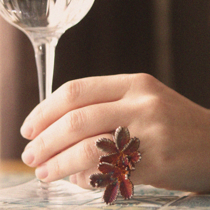 Кольцо в серебре Love Alchemy, Мимоза, фото 2