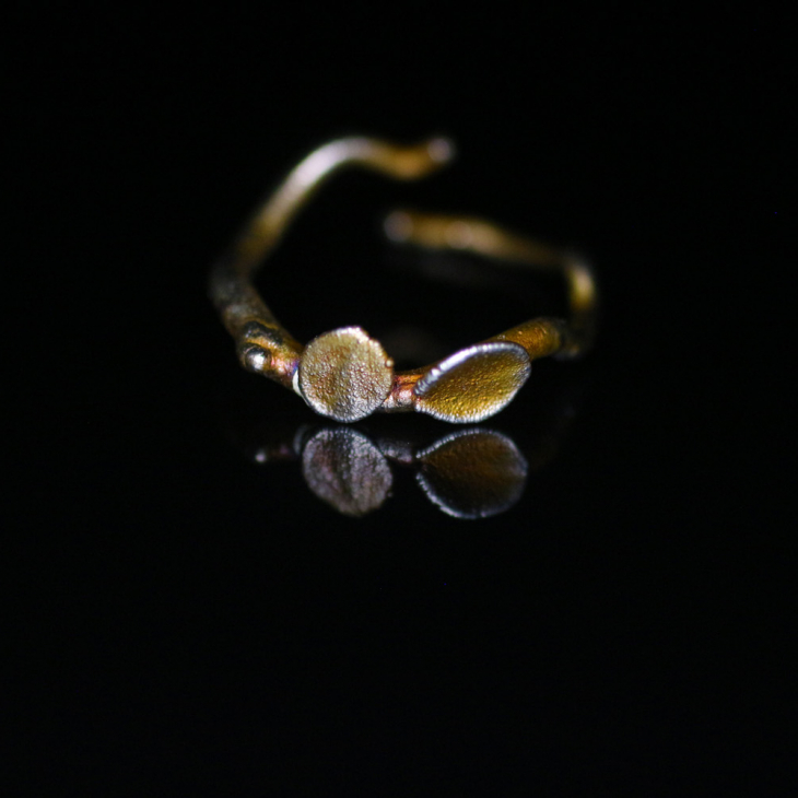 Ring in silver, Hydrangea , фото 4