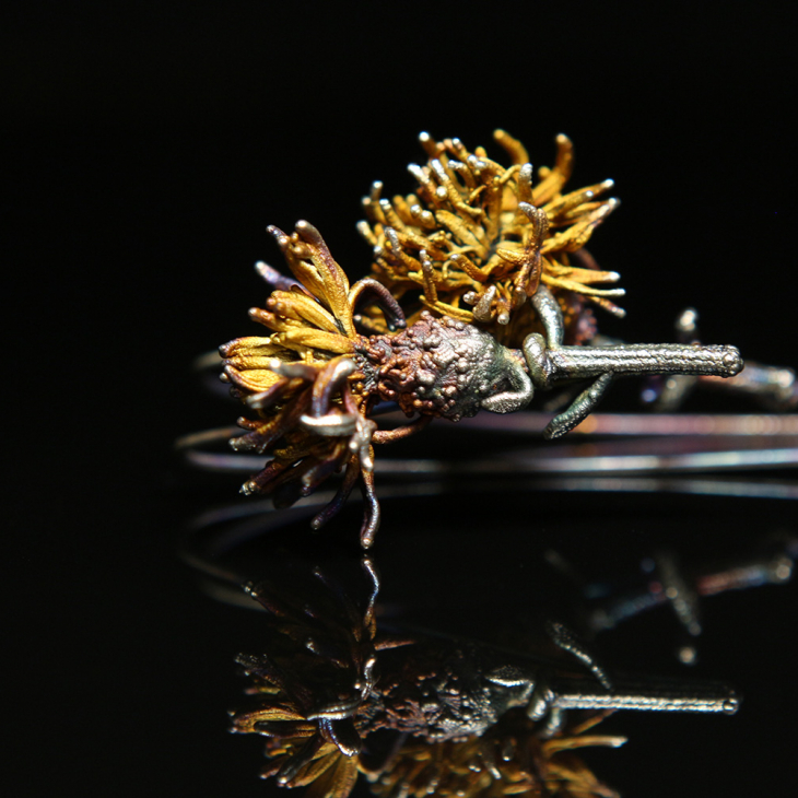 Серьги в серебре Fleur de Magique, Васильки, фото 5