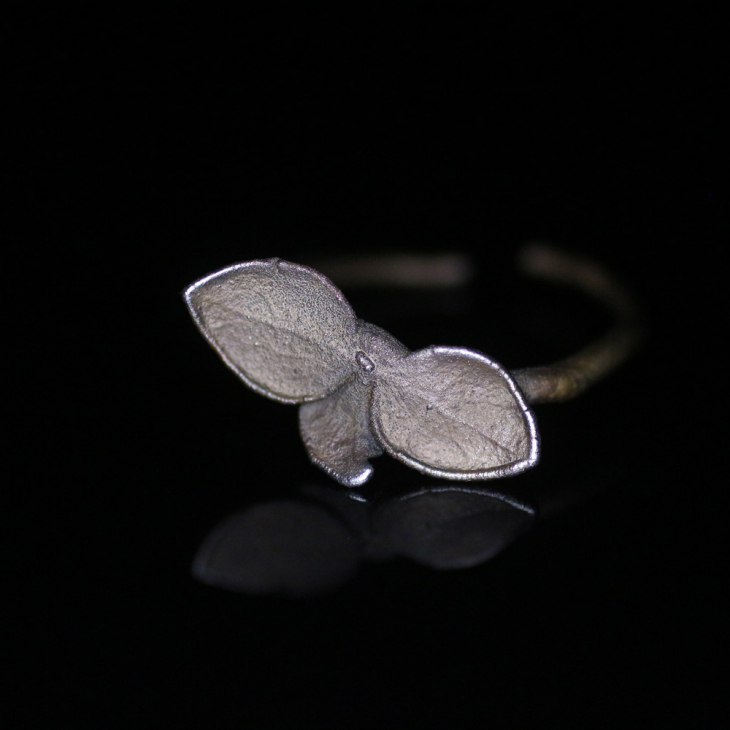 Ring in silver, Hydrangea , фото 4