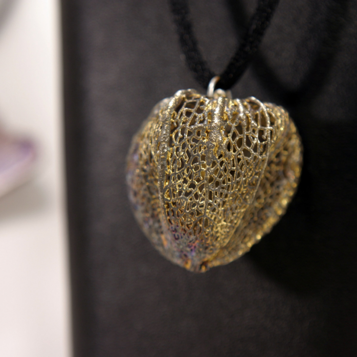 Кулон в серебре Love Alchemy, Физалис, фото 2