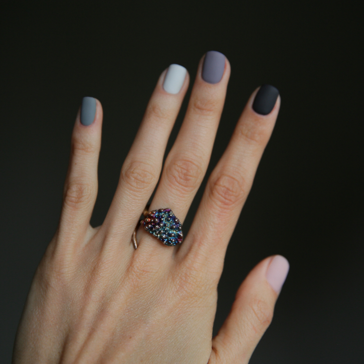 Кольцо в серебре Love Alchemy, Личи, фото 2