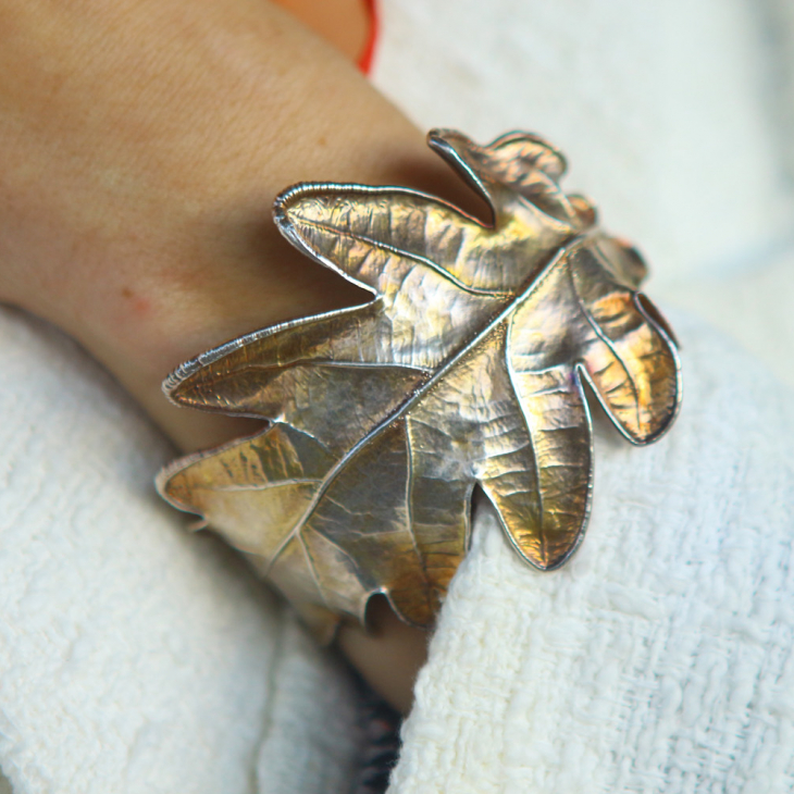 Bracelet in silver ,Oak, фото 4