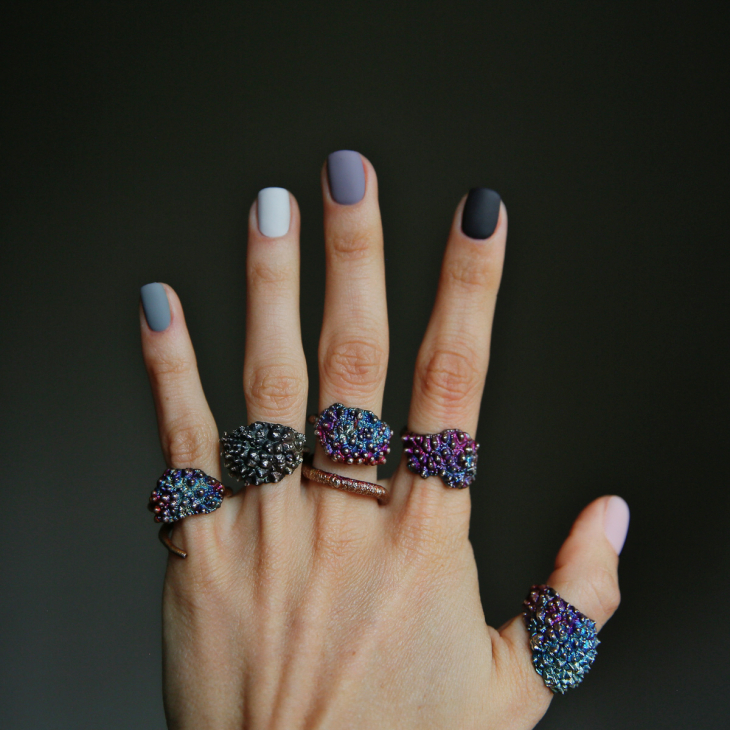 Кольцо в серебре Love Alchemy, Личи, фото 4