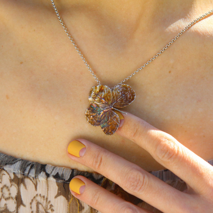 Pendant in silver, Clover, фото 3