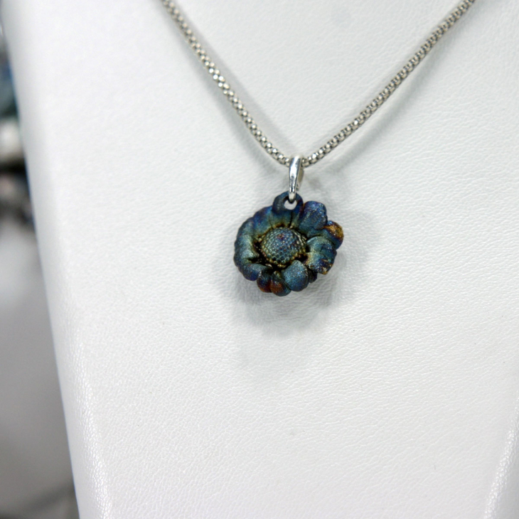 Кулон в серебре Fleur de Magique, Хризантема, фото 2