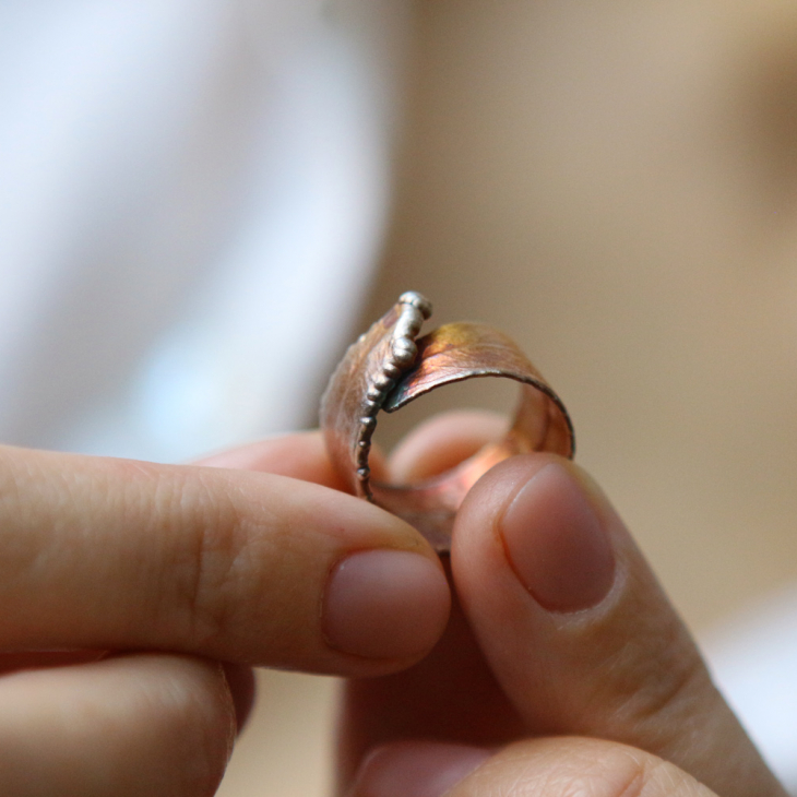 Ring in silver Melancholy, Willow, фото 2