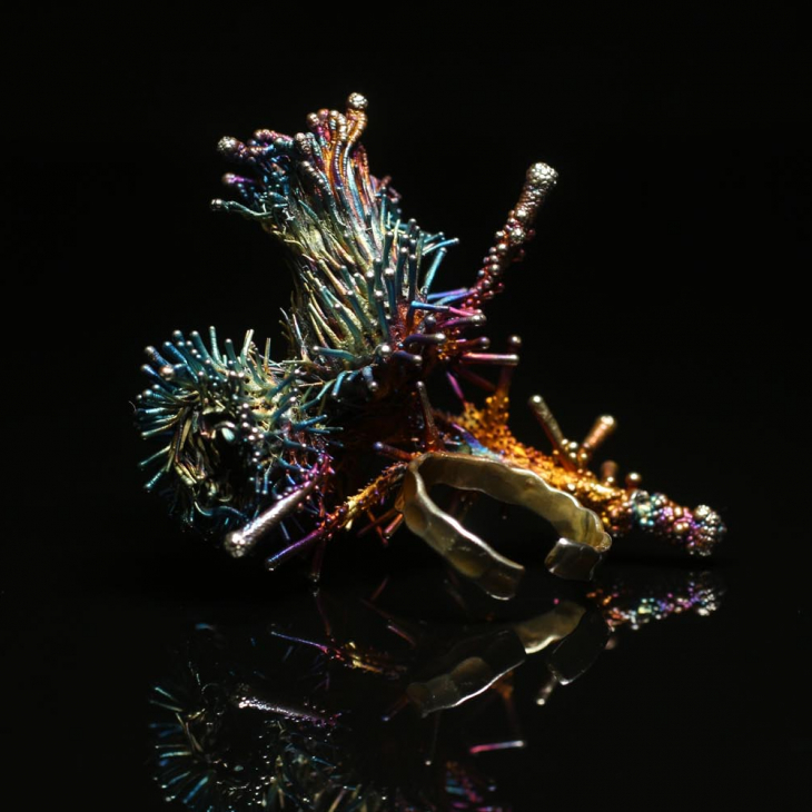 Кольцо в серебре Space Flower, Чертополох, фото 2