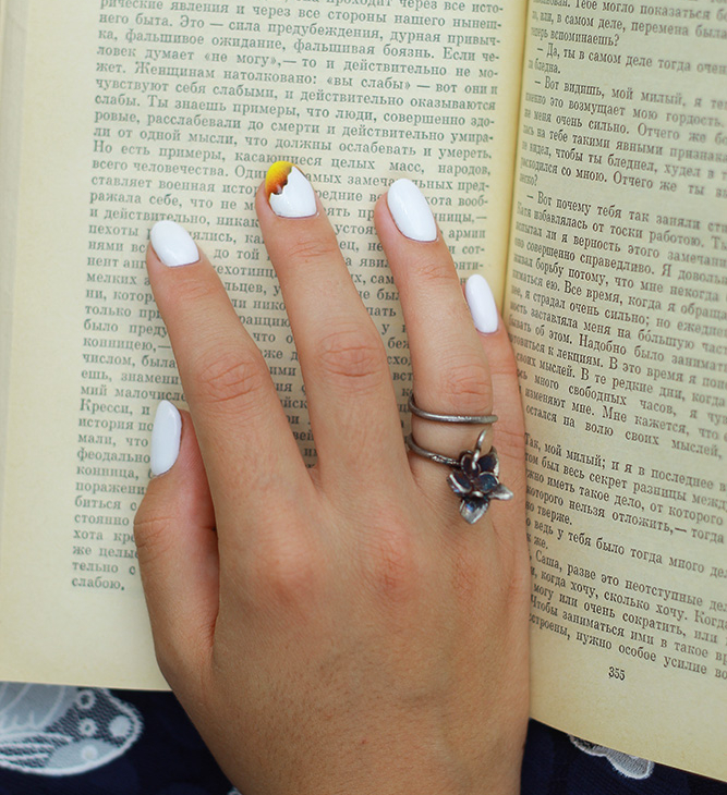 Кольцо в серебре Fleur de Magique, Гортензия, фото 4