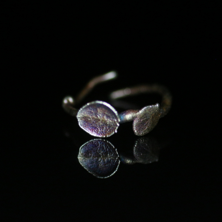 Ring in silver, Hydrangea , фото 4