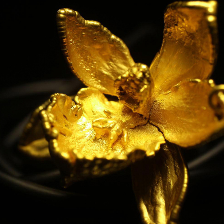 Кулон в золоте Fleur de Magique, Орхидея, фото 1