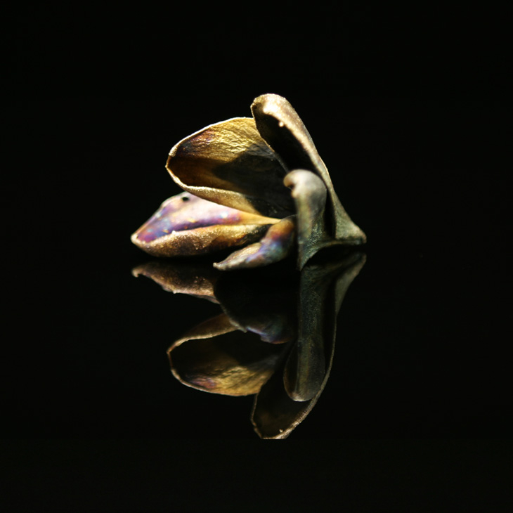 Кулон в серебре Fleur de Magique, Плюмерия, фото 3