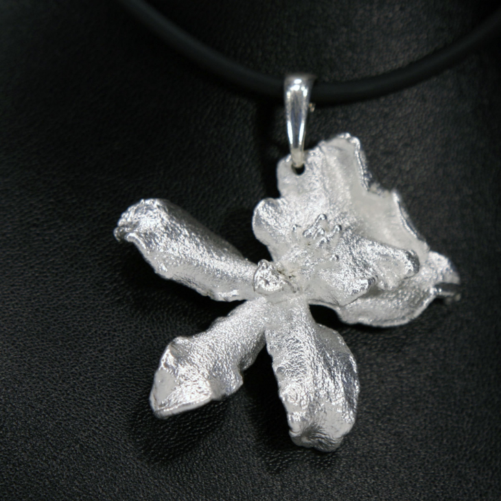 Кулон в серебре Fleur de Magique, Орхидея, фото 4