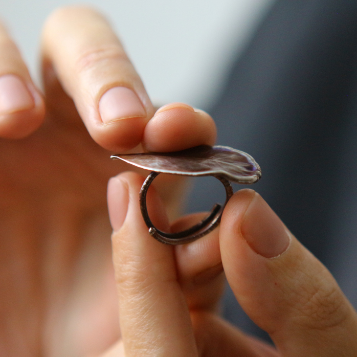 Laurel leaf ring in Silver, фото 2