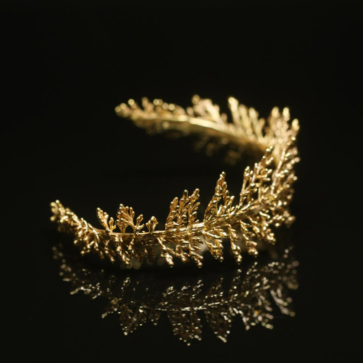 Браслет Flora в золоте, Тысячелистник, фото 6