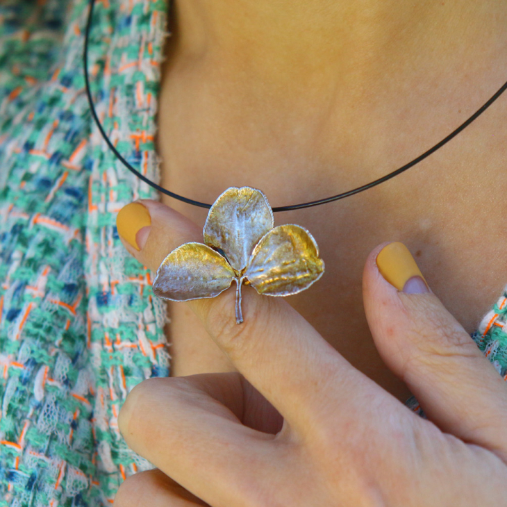 Pendant in silver, Clover, фото 3