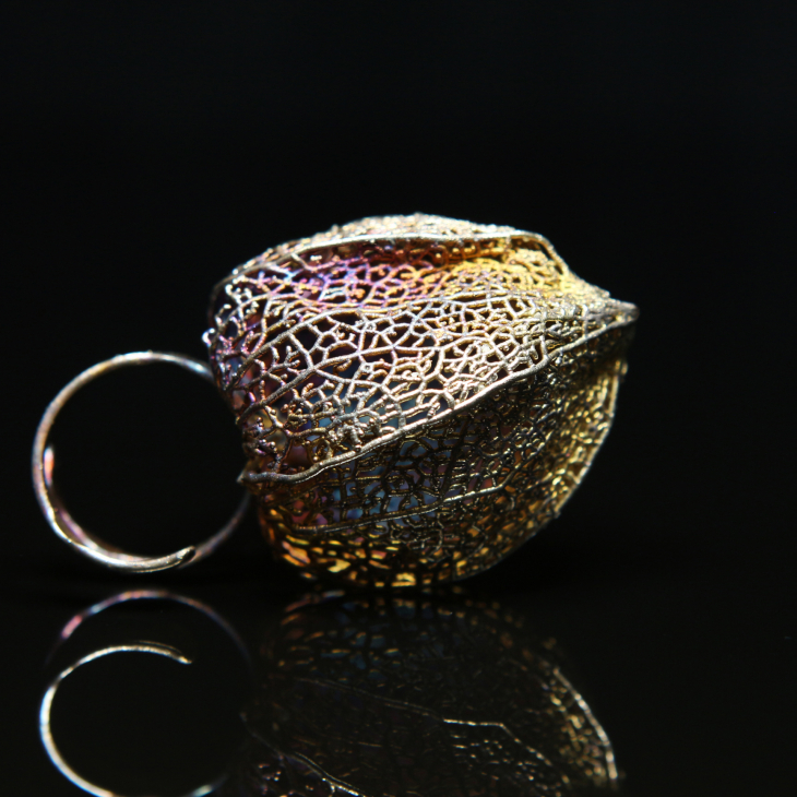 Кольцо в серебре Love Alchemy, Физалис, фото 2