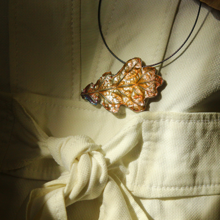  Pendant in silver,Oak , фото 4