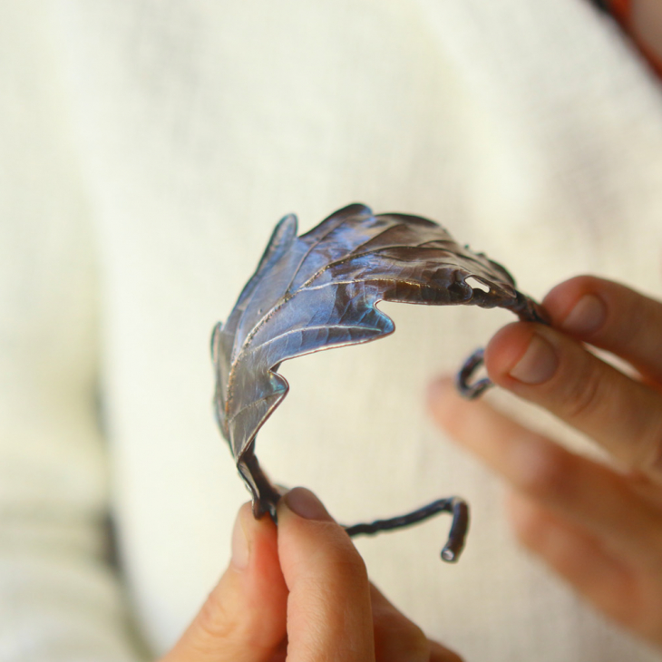 Bracelet in silver ,Oak, фото 11