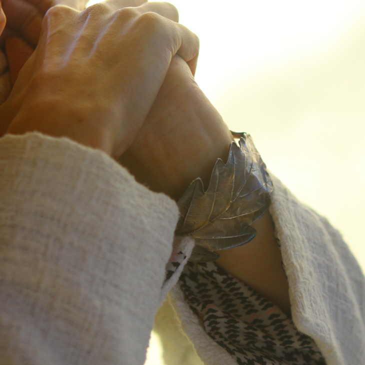 Bracelet in silver ,Oak, фото 3