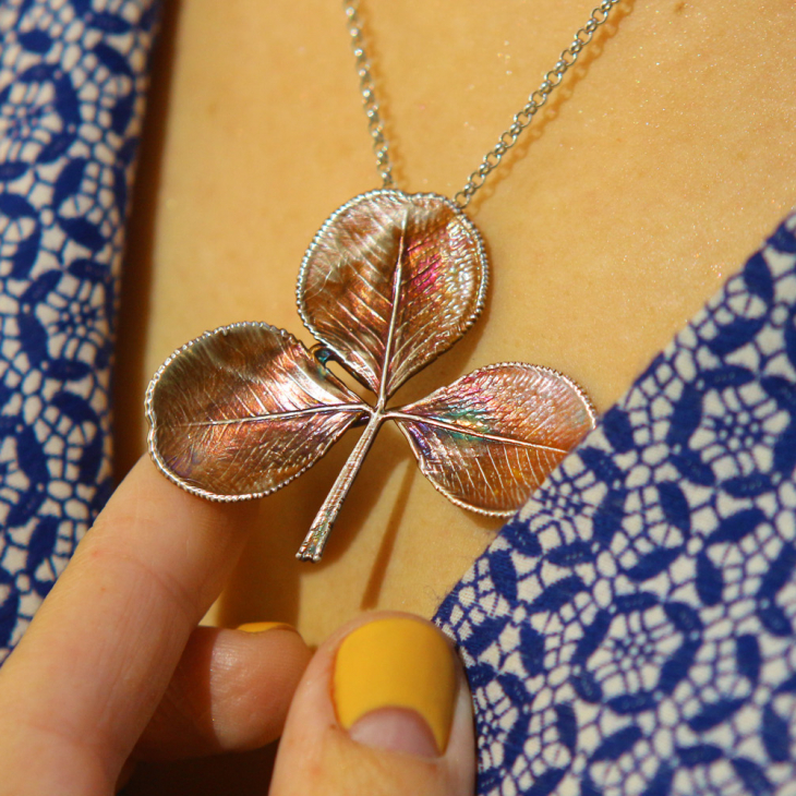 Pendant in silver, Clover, фото 3