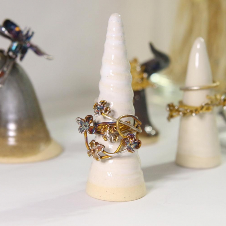 Кольцо в серебре Fleur de Magique, Сирень, фото 3