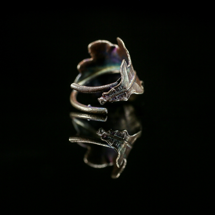 Кольцо в серебре Love Alchemy, Дуб, фото 3