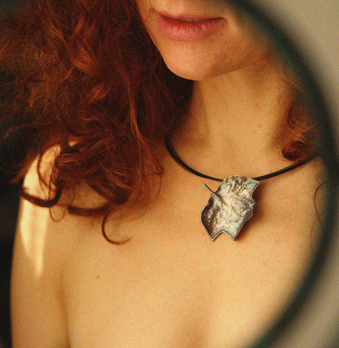 Кулон в серебре Love Alchemy, Тюльпановое дерево, фото 2