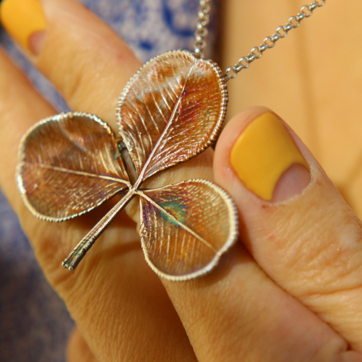 Pendant in silver, Clover, фото 2