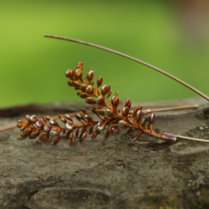 Серьги в серебре Mystique, Дикие Травы, фото 3