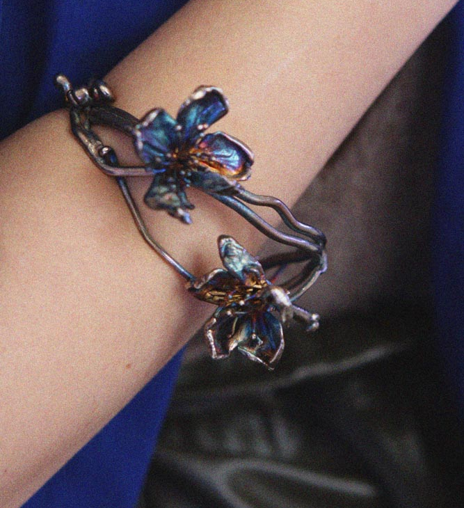 Браслет в серебре Fleur de Magique, Вишня , фото 3