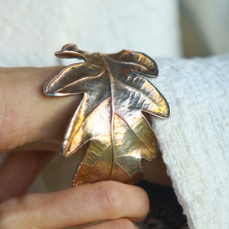 Bracelet in silver ,Oak, фото 3