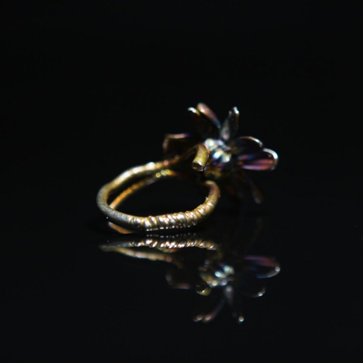 Кольцо в серебре Fleur de Magique, Ромашка, фото 3