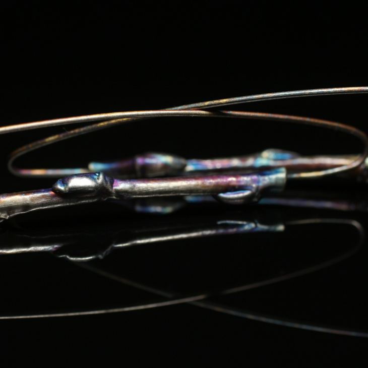 Серьги в серебре Power, Ива, фото 3