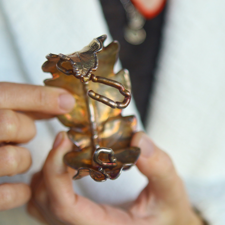 Bracelet in silver ,Oak, фото 8