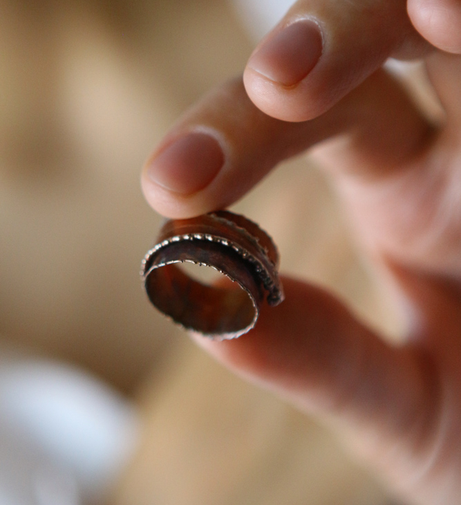 Ring in silver Melancholy, Willow, фото 2